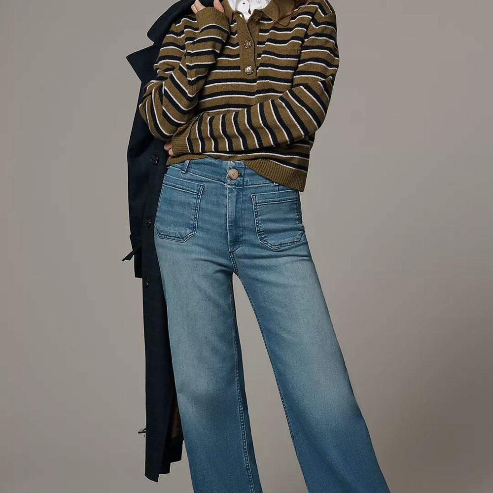 Anthropologie Light Blue Flare Jeans